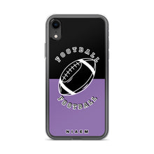 Load image into Gallery viewer, American Football iPhone Case (Black &amp; Purple 1)