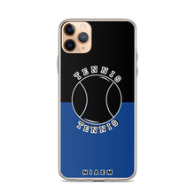 Load image into Gallery viewer, Tennis iPhone Case (Black &amp; Blue 2)