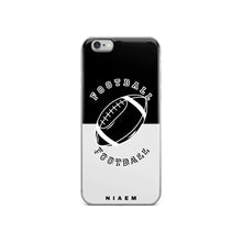 Load image into Gallery viewer, American Football iPhone Case (Black &amp; Grey 3)