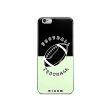 Load image into Gallery viewer, American Football iPhone Case (Black &amp; Green 2)