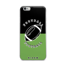 Load image into Gallery viewer, American Football iPhone Case (Black &amp; Green)