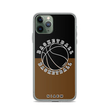 Load image into Gallery viewer, Basketball iPhone Case (Black &amp; Brown)