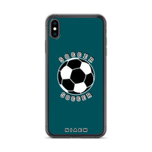 Load image into Gallery viewer, Soccer iPhone Case (Blue 4)