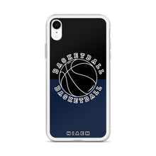 Load image into Gallery viewer, Basketball iPhone Case (Black &amp; Navy)