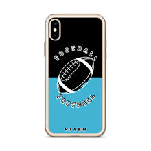 Load image into Gallery viewer, American Football iPhone Case (Black &amp; Blue 7)