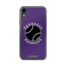 Load image into Gallery viewer, Baseball iPhone Case (Purple)