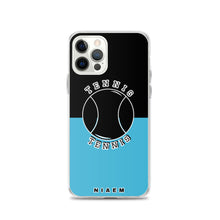 Load image into Gallery viewer, Tennis iPhone Case (Black &amp; Blue 7)