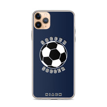 Load image into Gallery viewer, Soccer iPhone Case (Navy)