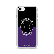 Load image into Gallery viewer, Tennis iPhone Case (Black &amp; Purple)