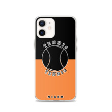Load image into Gallery viewer, Tennis iPhone Case (Black &amp; Orange 1)