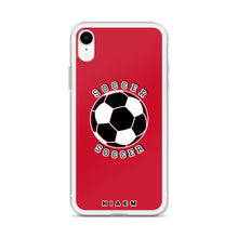 Load image into Gallery viewer, Soccer iPhone Case (Red)