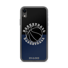 Load image into Gallery viewer, Basketball iPhone Case (Black &amp; Navy)