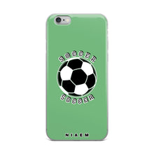 Load image into Gallery viewer, Soccer iPhone Case (Green 4)