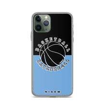 Load image into Gallery viewer, Basketball iPhone Case (Black &amp; Blue 1)