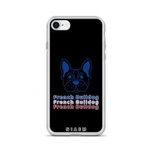 Load image into Gallery viewer, Blue French Bulldog iPhone Case