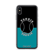 Load image into Gallery viewer, Tennis iPhone Case (Black &amp; Blue 3)