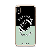 Load image into Gallery viewer, American Football iPhone Case (Black &amp; Green 5)