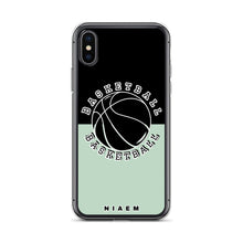 Load image into Gallery viewer, Basketball iPhone Case (Black &amp; Green 5)