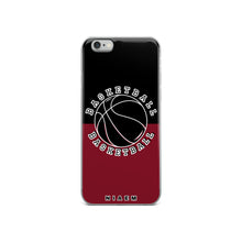 Load image into Gallery viewer, Basketball iPhone Case (Black &amp; Red 2)