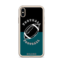 Load image into Gallery viewer, American Football iPhone Case (Black &amp; Blue 4)