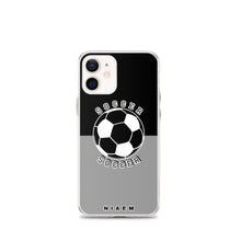 Load image into Gallery viewer, Soccer iPhone Case (Black &amp; Grey 1)