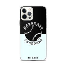 Load image into Gallery viewer, Baseball iPhone Case (Black &amp; Blue 5)