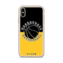 Load image into Gallery viewer, Basketball iPhone Case (Black &amp; Yellow)