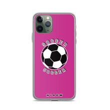 Load image into Gallery viewer, Soccer iPhone Case (Pink)