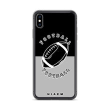 Load image into Gallery viewer, American Football iPhone Case (Black &amp; Grey 2)