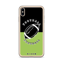 Load image into Gallery viewer, American Football iPhone Case (Black &amp; Green 3)