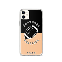 Load image into Gallery viewer, American Football iPhone Case (Black &amp; Nude 1)
