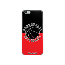 Load image into Gallery viewer, Basketball iPhone Case (Black &amp; Red 1)