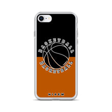 Load image into Gallery viewer, Basketball iPhone Case (Black &amp; Brown 1)