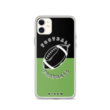 Load image into Gallery viewer, American Football iPhone Case (Black &amp; Green)