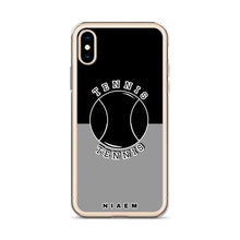 Load image into Gallery viewer, Tennis iPhone Case (Black &amp; Grey 1)