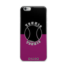 Load image into Gallery viewer, Tennis iPhone Case (Black &amp; Pink 6)