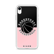 Load image into Gallery viewer, Basketball iPhone Case (Black &amp; Pink 3)
