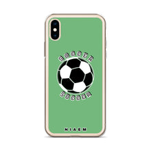 Load image into Gallery viewer, Soccer iPhone Case (Green 4)