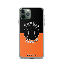 Load image into Gallery viewer, Tennis iPhone Case (Black &amp; Orange)