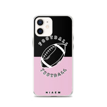 Load image into Gallery viewer, American Football iPhone Case (Black &amp; Pink 4)