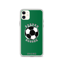 Load image into Gallery viewer, Soccer iPhone Case (Green 1)