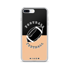 Load image into Gallery viewer, American Football iPhone Case (Black &amp; Nude 1)