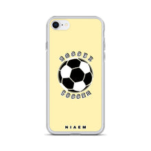 Load image into Gallery viewer, Soccer iPhone Case (Yellow 2)