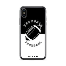 Load image into Gallery viewer, American Football iPhone Case (Black &amp; White)