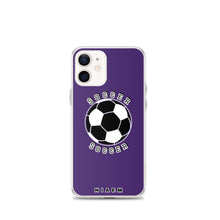 Load image into Gallery viewer, Soccer iPhone Case (Purple)