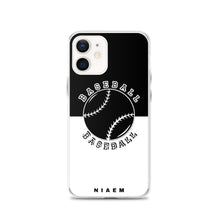 Load image into Gallery viewer, Baseball iPhone Case (Black &amp; White)