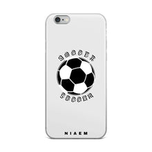 Load image into Gallery viewer, Soccer iPhone Case (Grey 3)