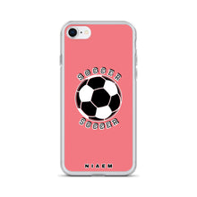 Load image into Gallery viewer, Soccer iPhone Case (Pink 2)