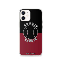 Load image into Gallery viewer, Tennis iPhone Case (Black &amp; Red 2)