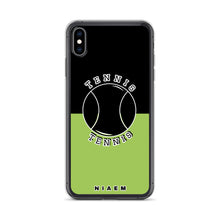 Load image into Gallery viewer, Tennis iPhone Case (Black &amp; Green 3)